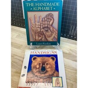 Sign Language Alphabet 2 Book Bundle - Vintage 1990's
